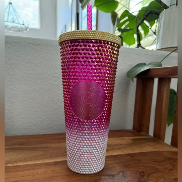 Starbucks Iridescent Studded Pink Tumbler - Venti 24oz - Picture 3 of 5